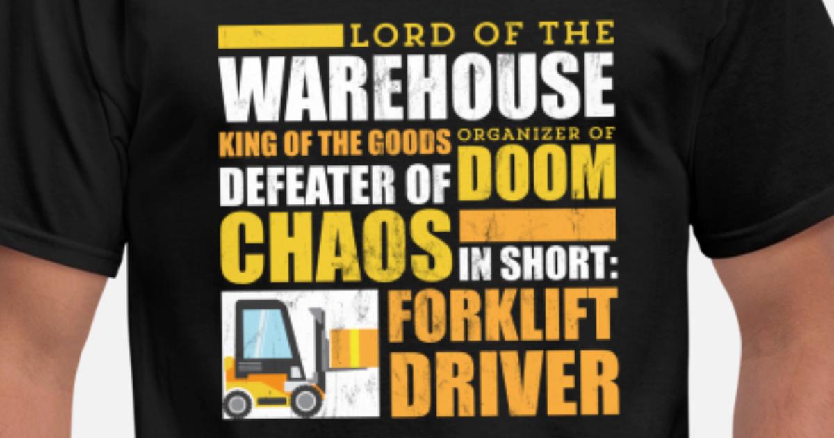 funny forklift shirts